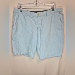 Banana Republic Sky Blue Men's Flat Front Shorts